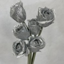 ROSE BUD BUNDLE X6 SILVER