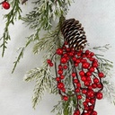 40&quot; MIXED PINE AND RED BERRY GARLAND