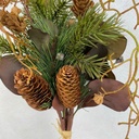 21" MIXED PINE BUNDLE W/ EUCALYPTUS AND CONES 