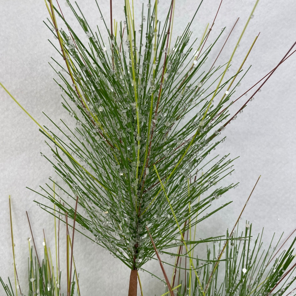 29&quot; LONG NEEDLE PINE SPRAY X3 FROSTED