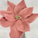 13" POINSETTIA PICK PINK (9"dia)