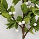 16" MISTLETOE SPRAY X5 W/ BERRIES FELT