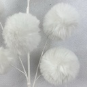 33" SNOW BALL POM POM SPRAY 