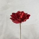 20" MAGNOLIA BLOOM PICK 8" dia RED