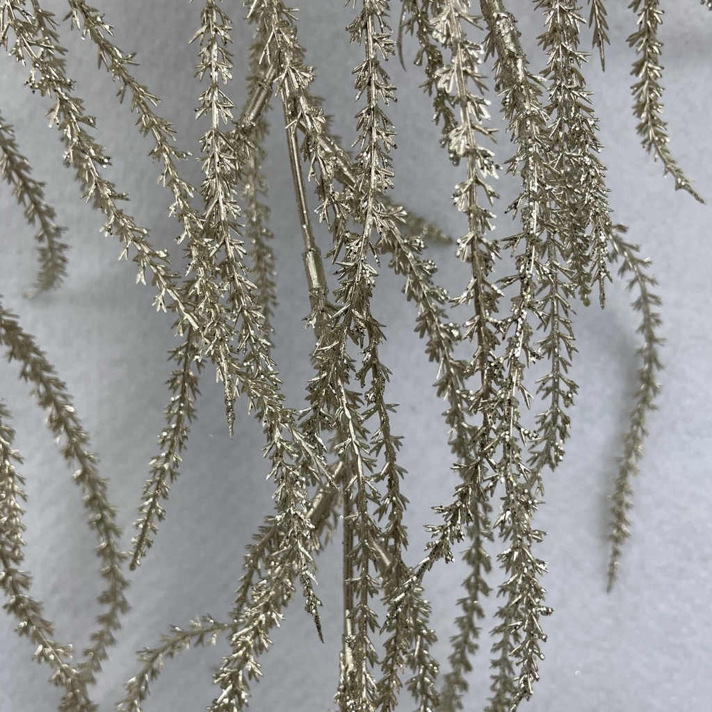 36&quot; METALLIC AMARANTHUS HANGING BUSH X5 CHAMPAGNE