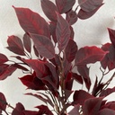 18" LEAF BUSH X5 RED