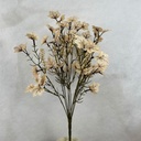 19&quot; MINI MAPLE LEAF BUSH X10 CREAM