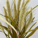 21&quot; CATTAIL &amp; GRASS BUSH X10 CREAM