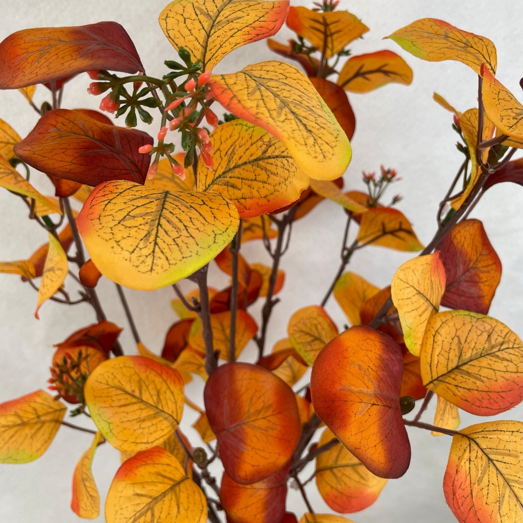 21&quot; EUCALYPTUS BUSH X4 ORANGE