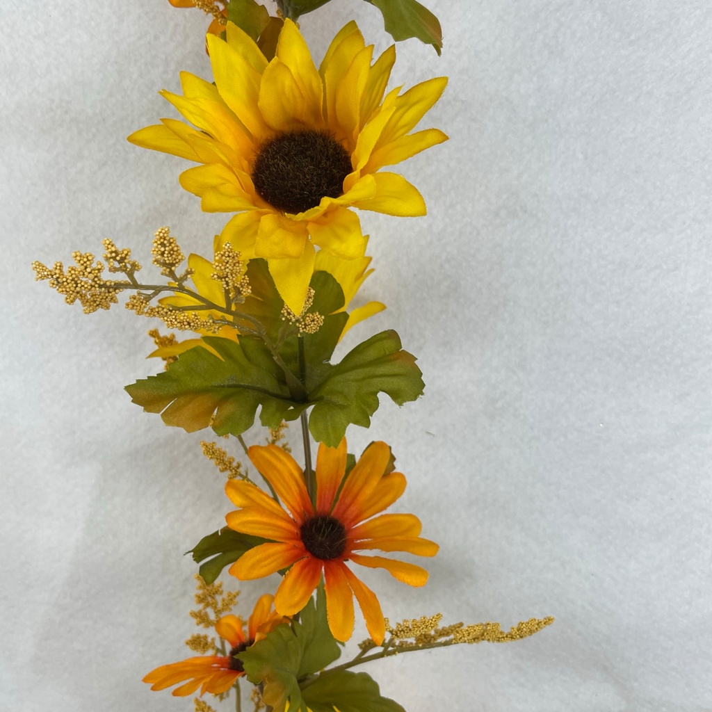 6' SUNFLOWER GARLAND YELLOW