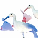 STORK 4" W/BABY    ON PICK ASST(12-BLUE/12-PINK)