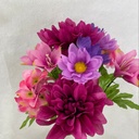 DAHLIA/HYDRANGEA/ALSTRO BUSH X10 BEAUTY/PINK