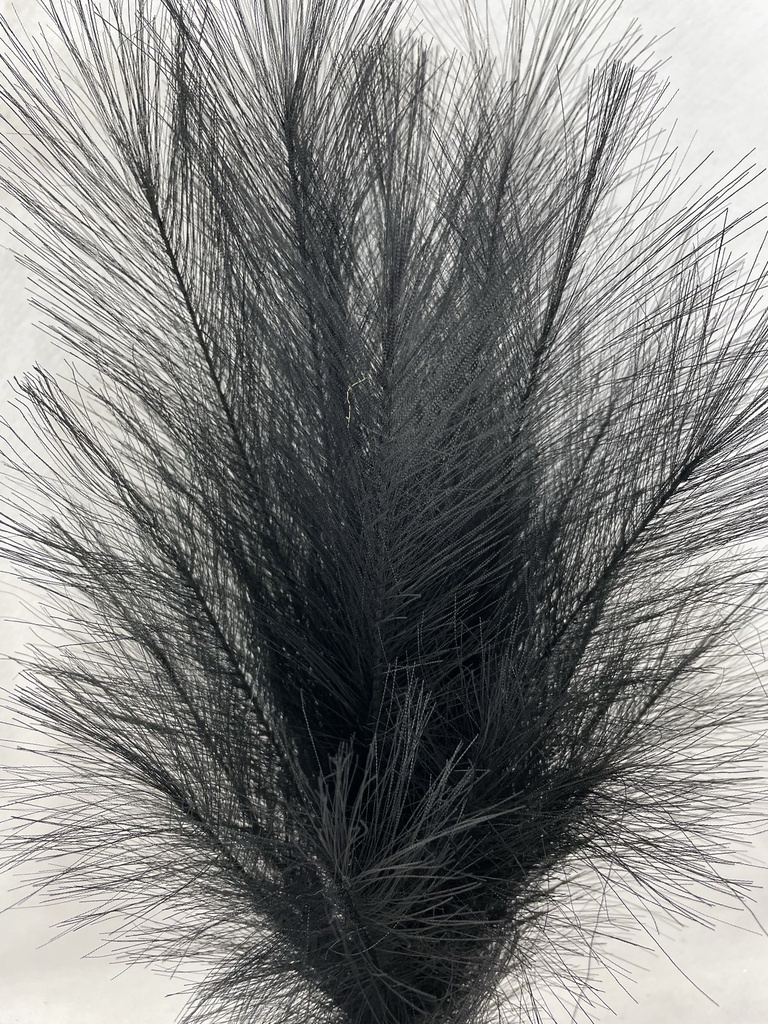 28&quot; FEATHER GRASS BUNDLE X3 BLACK