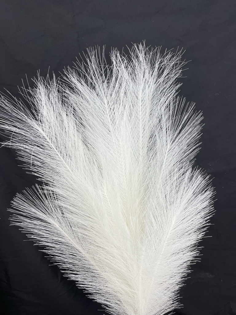 28" FEATHER GRASS BUNDLE X3 WHITE