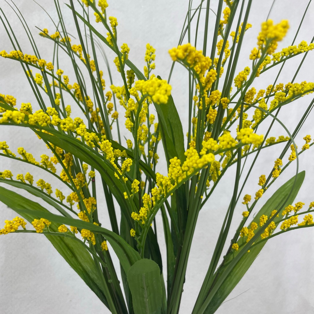 24&quot; FILLER GRASS BUSH X12 YELLOW