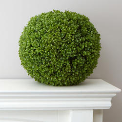 BOXWOOD HANGING BALL 14&quot; PLASTIC