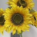 19" SUNFLOWER BUSH X5 YELLOW