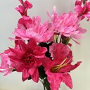 MUM/LILY/HYDRANGEA MIXED BUSH X12 TWO-TONE PINK

