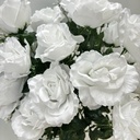 25" ROSE BUSH W/GYP X24 WHITE

