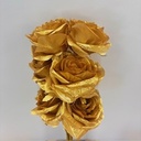 OPEN ROSE BUNDLE X6 GOLD