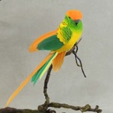 PARROT 8.5" MUSHROOM/FEATHER (4 ASST/BOX)