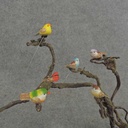 BIRD 1.25" W/6" WIRE (24/BOX) 6-ASST