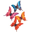 5" PRINTED BUTTERFLY 4 ASSORTED (8 PER BOX) TIE-DYE COLOR
