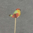 WREN PICK WOOD 3" RED/GREEN 7.5" PICK