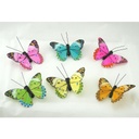 BUTTERFLY 3" 6-ASST'D W/WIRE