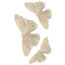 60" WHITE GLT BUTTERFLY GARLAND (8-4.5"/4-6")
