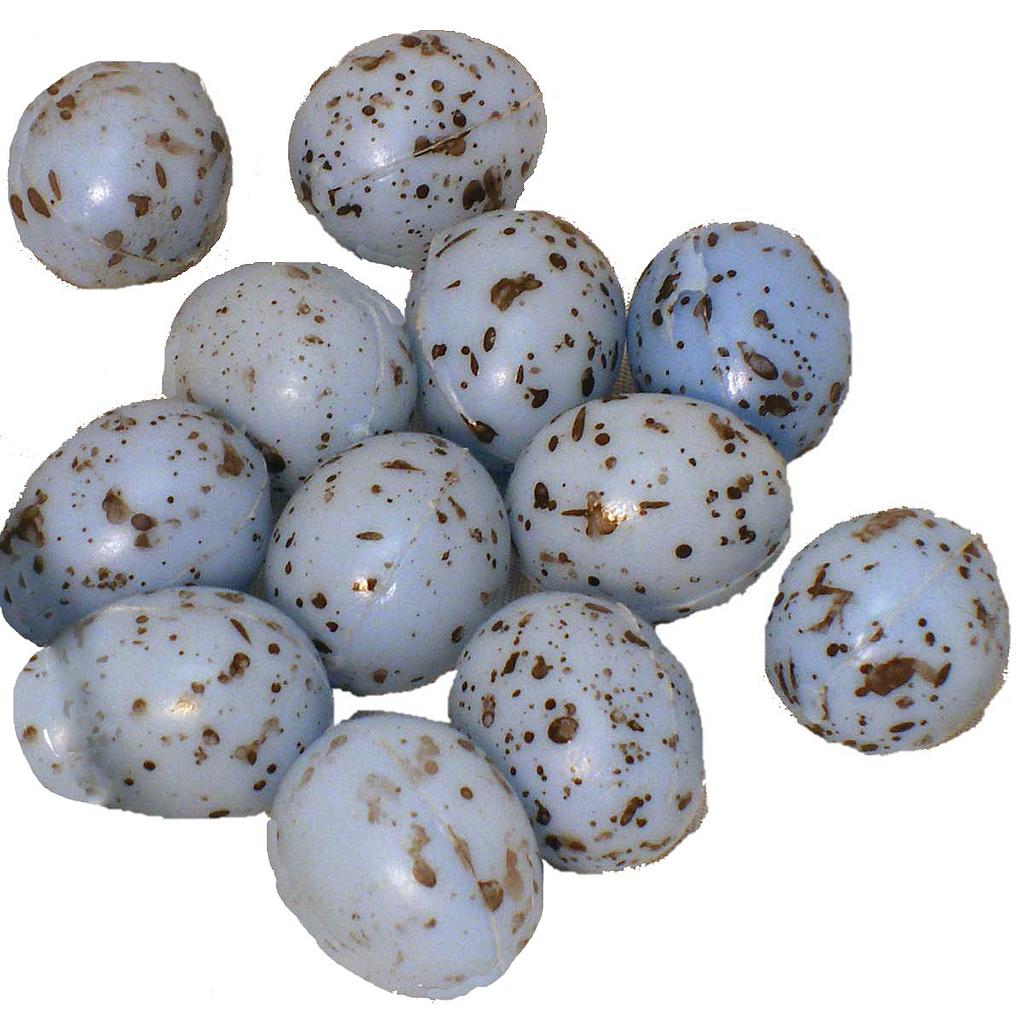 [B66730] 1" EGGS BLUE SPECKLED (1 DZ/BAG)
