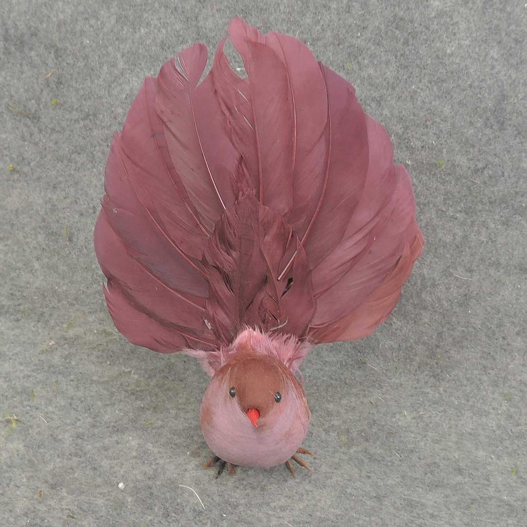 5" OPEN TAIL DOVE  MAUVE