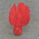 5" OPEN TAIL DOVE  RED