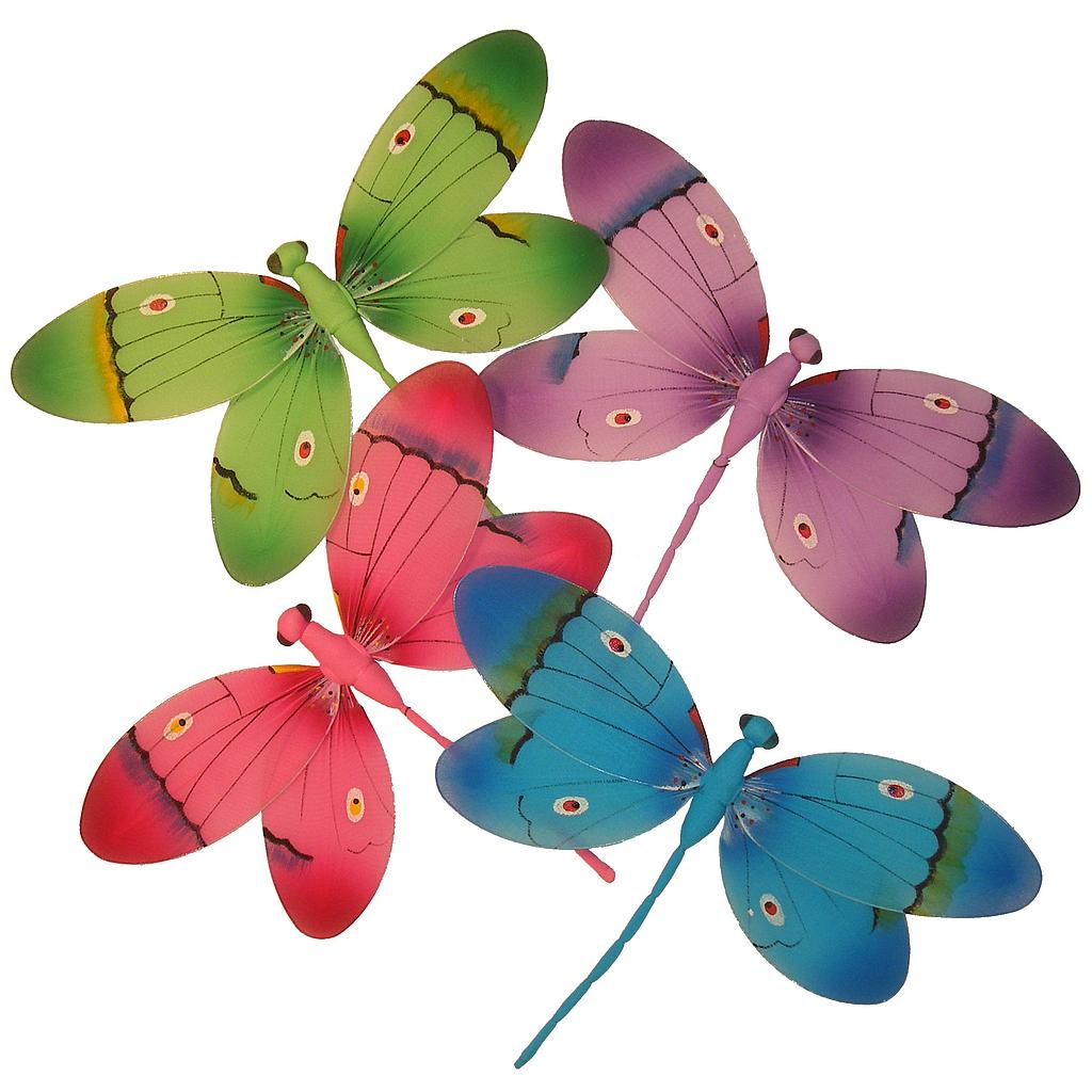 [B66749] DRAGONFLY 14"X10" NYLON 4-ASST (PRICE BY PIECE)