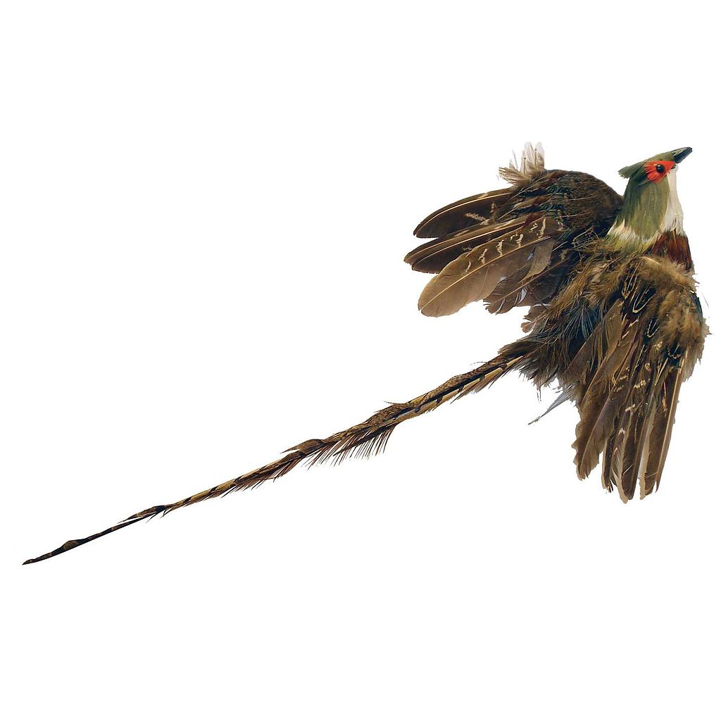 18" FLYING PHEASANT WITH FEATHERS