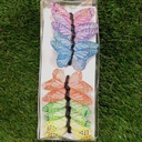 BUTTERFLY 3.5" 6 ASST'D W/WIRE  LARGE