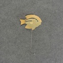 FISH TROPICAL 4x3" MUSH w/WIRE 