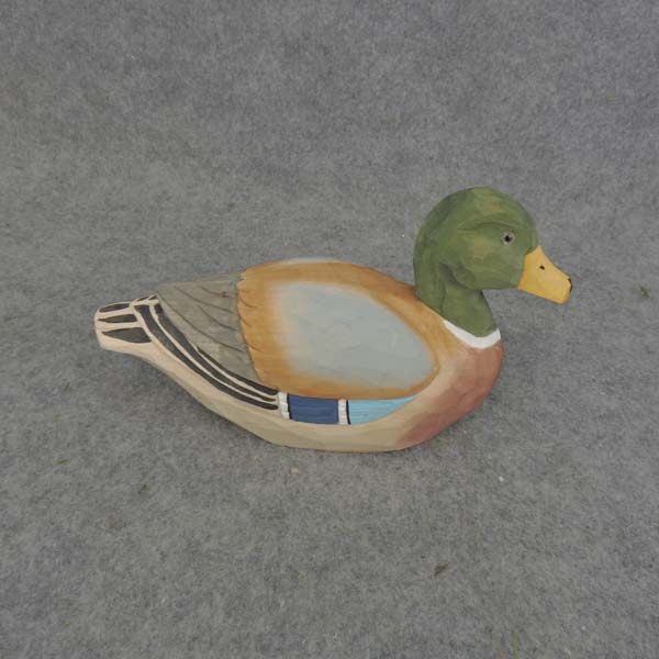 DUCK WOOD BLUE/BROWN/GREEN 8"