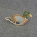 DUCK WOOD BLUE/BROWN/GREEN 8"
