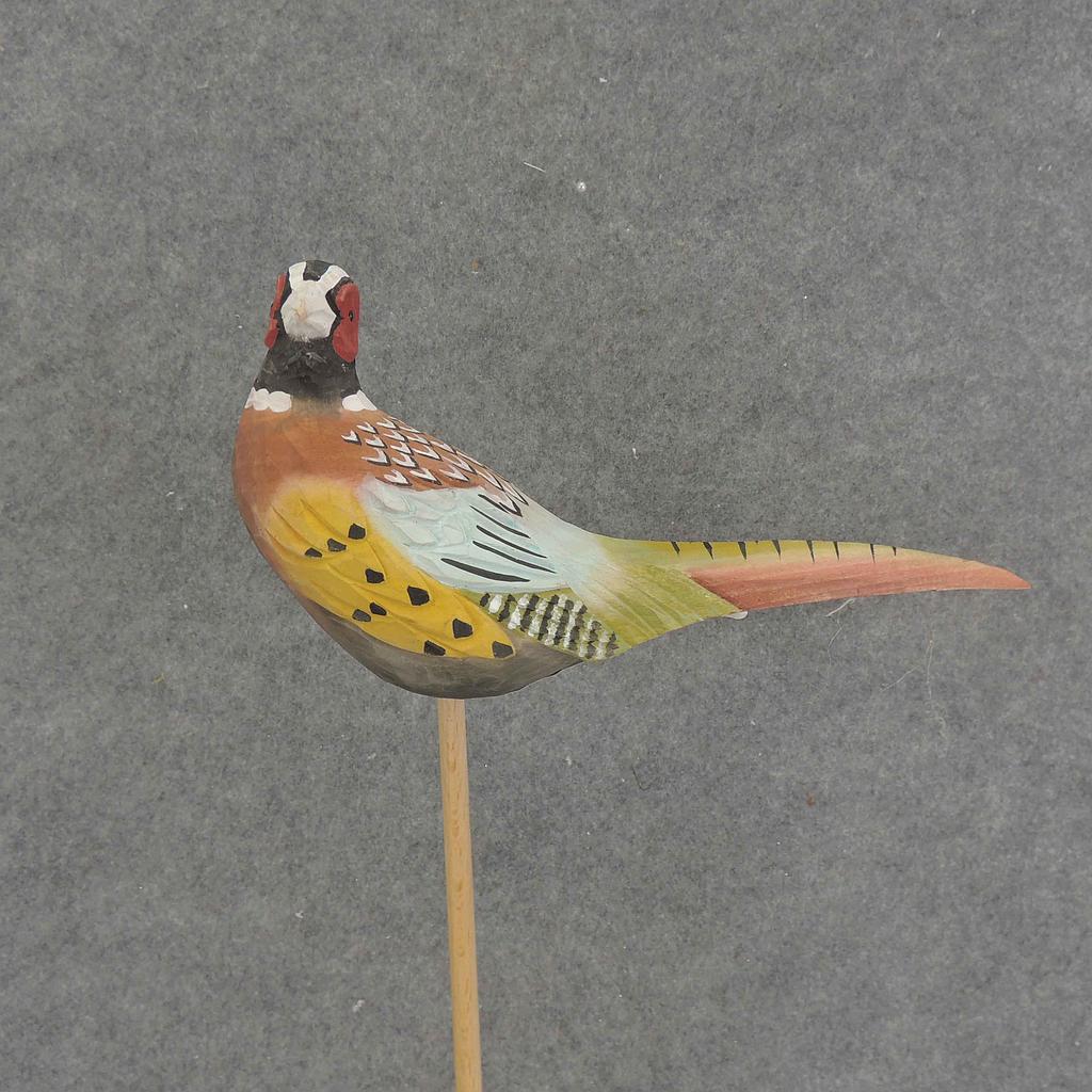 [BA6208] PHEASANT 10" x 5" WOOD