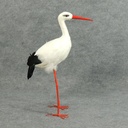 STORK 18" FEATHERED NATURAL