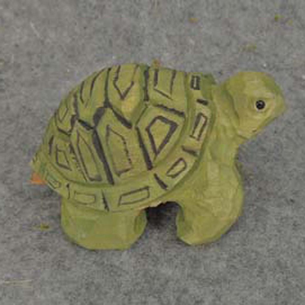 TURTLE WOOD 1.5" x 3" GREEN