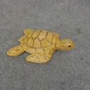 SEA TURTLE WOOD SAND 3x3.5"