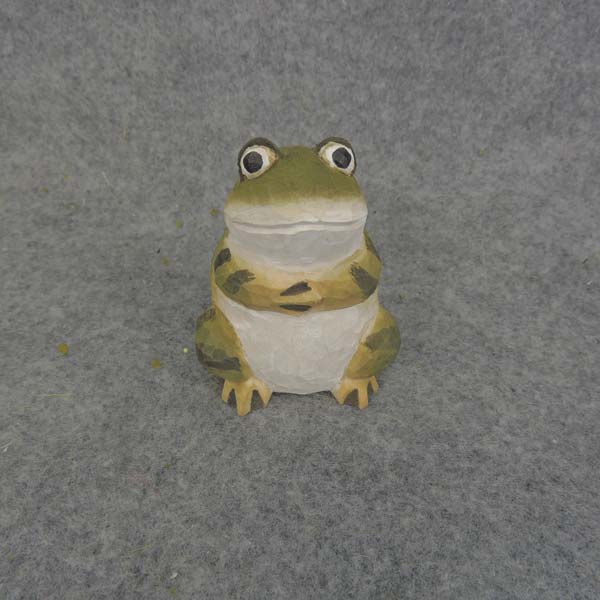 FROG SITTING WOOD 2" x 2.5"
