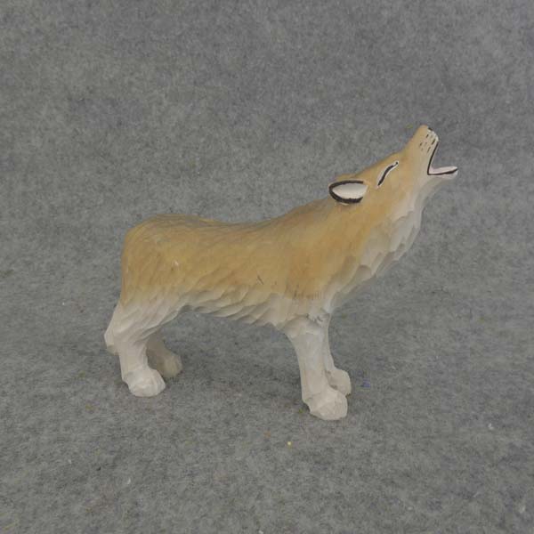 WOLF WOOD HOWLING 4.5x4"