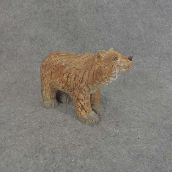 BEAR WOOD HEAD UP 7x4.5"