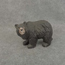 BEAR WOOD HEAD TURNED 7x4.5"