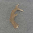12" ANTLER SET ELK WOOD 2/SET BROWN