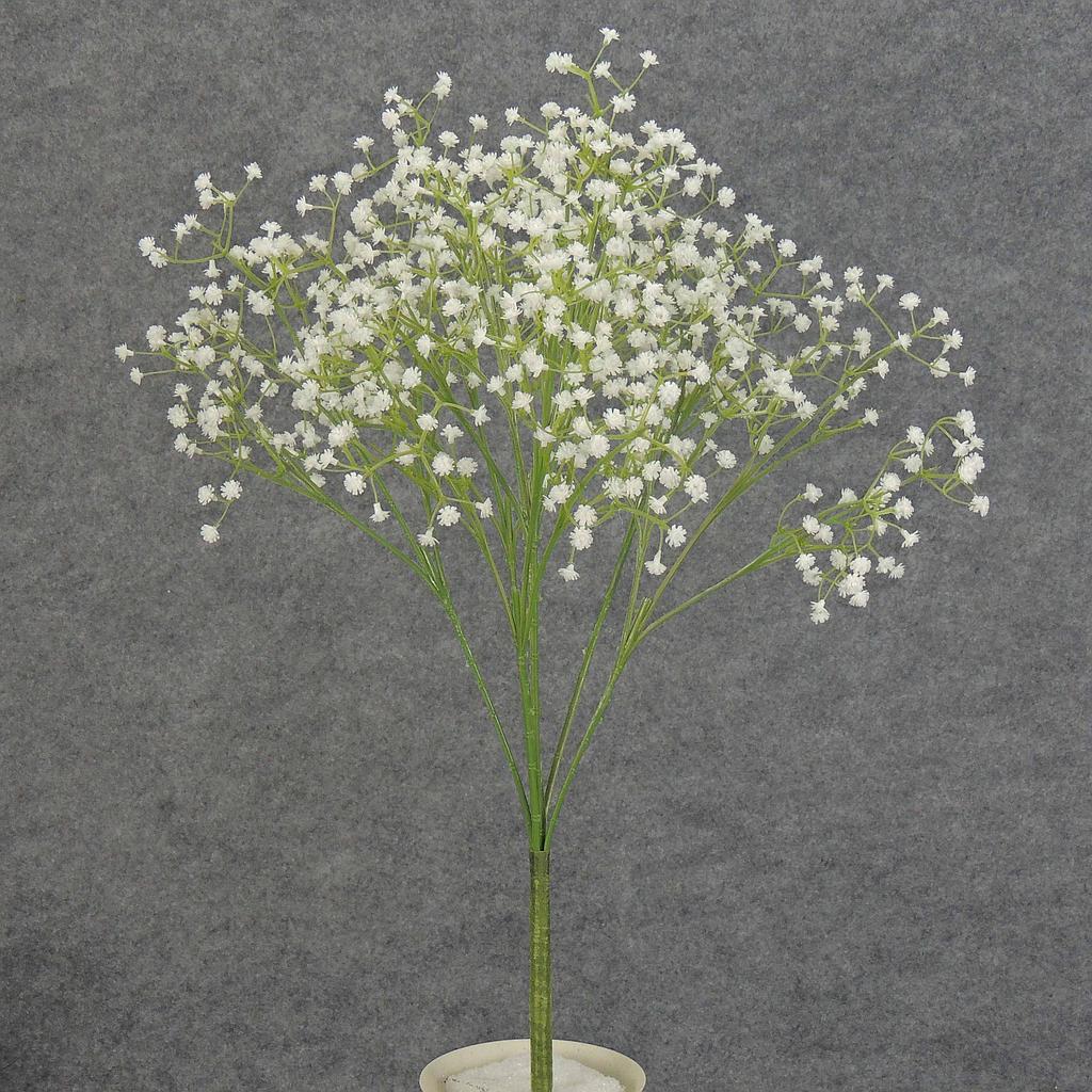 20" GYP STARDUST BUNDLE WHITE (7 STEMS)