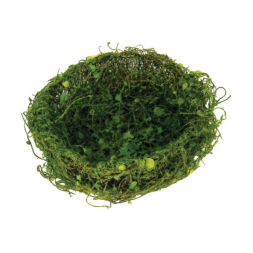8" NEST MOSS NAT TWIG